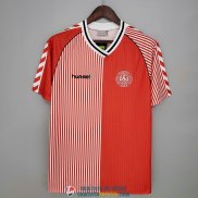 Camiseta Dinamarca Retro Primera Equipacion 1986 1987