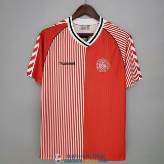 Camiseta Dinamarca Retro Primera Equipacion 1986/1987