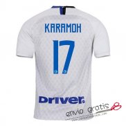 Camiseta Inter Milan Segunda Equipacion 17#KARAMOH 2018-2019
