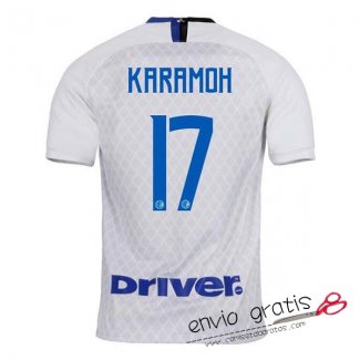 Camiseta Inter Milan Segunda Equipacion 17#KARAMOH 2018-2019