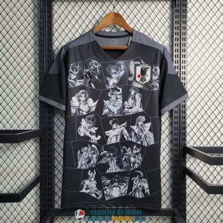 Camiseta Japon Anime Saints Black 2023/2024