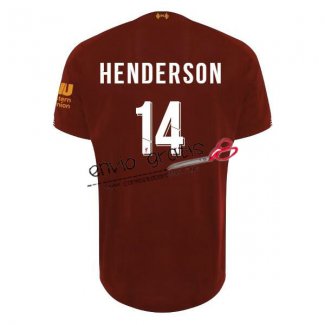 Camiseta Liverpool Primera Equipacion 14 HENDERSON 2019-2020 LFC