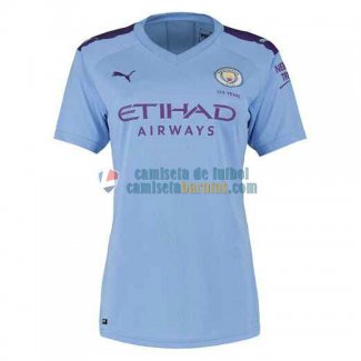 Camiseta Manchester City Mujer Primera Equipacion 2019-2020