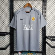 Camiseta Manchester United Portero Grey Retro 2007/2008