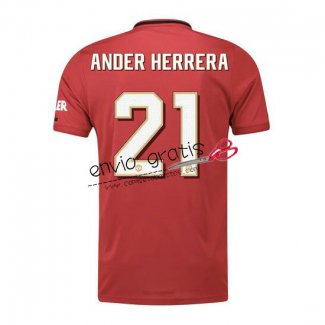 Camiseta Manchester United Primera Equipacion 21 ANDER HERRERA 2019-2020 Cup