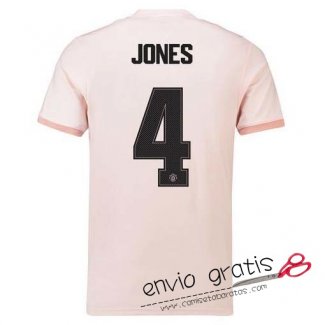 Camiseta Manchester United Segunda Equipacion 4#JONES Cup Printing 2018-2019