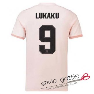 Camiseta Manchester United Segunda Equipacion 9#LUKAKU Cup Printing 2018-2019
