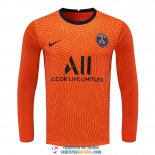 Camiseta Manga Larga PSG Portero Orange 2020/2021 Camiseta Manga Larga PSG Portero Orange 2020/2021