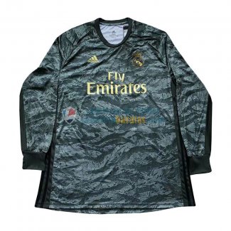 Camiseta Manga Larga Real Madrid Segunda Equipacion Portero 2019-2020