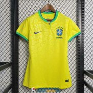 Camiseta Mujer Brasil Primera Equipacion 2022/2023