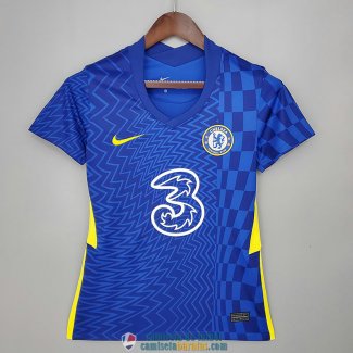 Camiseta Mujer Chelsea Primera Equipacion 2021/2022