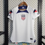 Camiseta Mujer USA Primera Equipacion 2022/2023