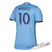 Camiseta New York City FC Primera Equipacion 10#MORALEZ 2019