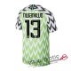 Camiseta Nigeria Primera Equipacion 13#NWANKWO 2018