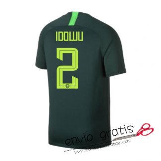 Camiseta Nigeria Segunda Equipacion 2#IDOWU 2018