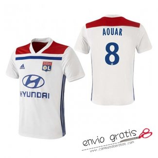 Camiseta Olympique Lyonnais Primera Equipacion 8#AOUAR 2018-2019