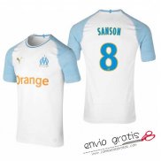 Camiseta Olympique Marseille Primera Equipacion 8#SANSON 2018-2019