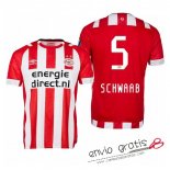 Camiseta PSV Eindhoven Primera Equipacion 5#SCHWAAB 2018-2019