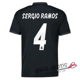 Camiseta Real Madrid Segunda Equipacion 4#SERGIO RAMOS 2018-2019