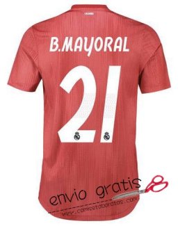 Camiseta Real Madrid Tercera Equipacion 21#B.MAYORAL 2018-2019