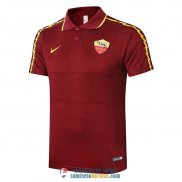 Camiseta Roma Polo Red 2020/2021