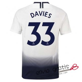 Camiseta Tottenham Hotspur Primera Equipacion 33#DAVIES 2018-2019
