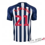 Camiseta West Bromwich Primera Equipacion 21#EDWARDS 2019-2020