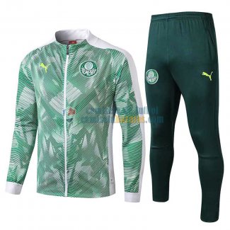 Palmeiras Chaqueta White Green + Pantalon 2019-2020