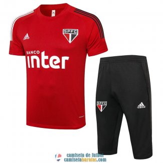 Sao Paulo FC Sudadera De Entrenamiento Red + Pantalon 2020/2021