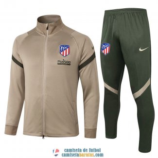 Atletico De Madrid Chaqueta Khaki + Pantalon 2020/2021