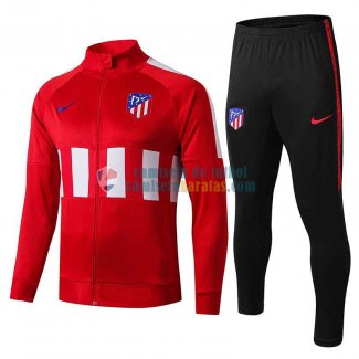 Atletico De Madrid Chaqueta Red White + Pantalon 2019-2020