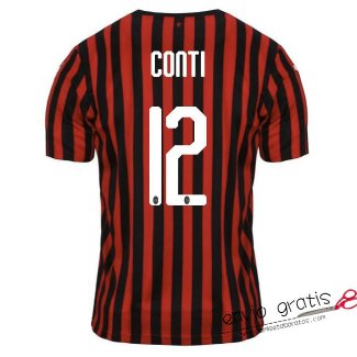 Camiseta AC Milan Primera Equipacion 12#CONTI 2019-2020