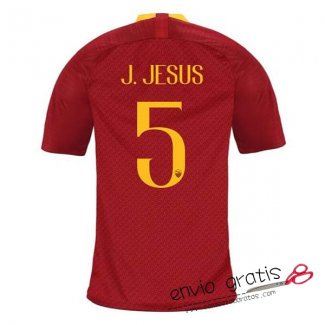 Camiseta AS Roma Primera Equipacion 5#J.JESUS 2018-2019