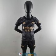 Camiseta Arsenal Ninos Segunda Equipacion 2022/2023