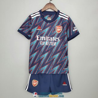 Camiseta Arsenal Ninos Tercera Equipacion 2021/2022