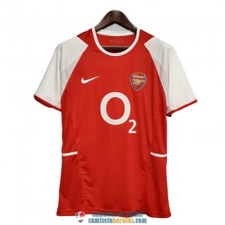 Camiseta Arsenal Retro Primera Equipacion 2002 2004