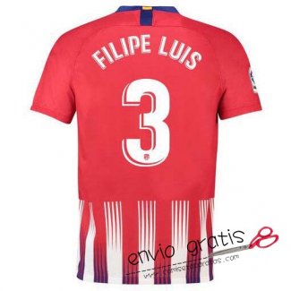 Camiseta Atletico de Madrid Primera Equipacion 3#FILIPE LUIS 2018-2019