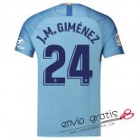 Camiseta Atletico de Madrid Segunda Equipacion 24#J.M.GIMENEZ 2018-2019