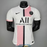 Camiseta Authentic PSG Pink White 2021/2022 Camiseta Authentic PSG Pink White 2021/2022