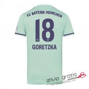 Camiseta Bayern Munich Segunda Equipacion 18#GORETZKA 2018-2019