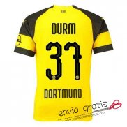 Camiseta Borussia Dortmund Primera Equipacion 37#DURM 2018-2019
