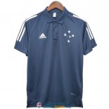 Camiseta Cruzeiro Polo Royal Blue 2020/2021