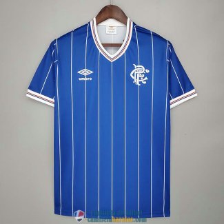 Camiseta Glasgow Rangers Retro Primera Equipacion 1982/1983