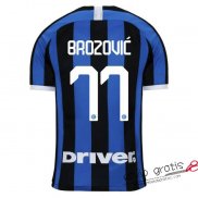 Camiseta Inter Milan Primera Equipacion 77#BROZOVIC 2019-2020