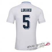 Camiseta Lazio Segunda Equipacion 5#LUKAKU 2018-2019