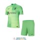 Camiseta Liverpool Portero Ninos Green 2021/2022