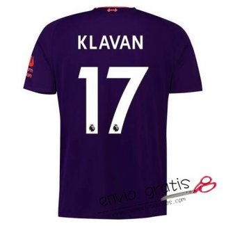 Camiseta Liverpool Segunda Equipacion 17#KLAVAN 2018-2019