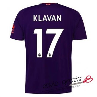 Camiseta Liverpool Segunda Equipacion 17#KLAVAN 2018-2019