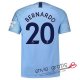 Camiseta Manchester City Primera Equipacion 20#BERNARDO 2018-2019