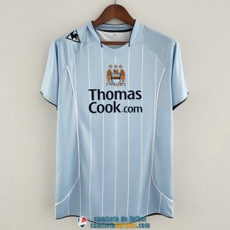 Camiseta Manchester City Retro Primera Equipacion 2007/2008